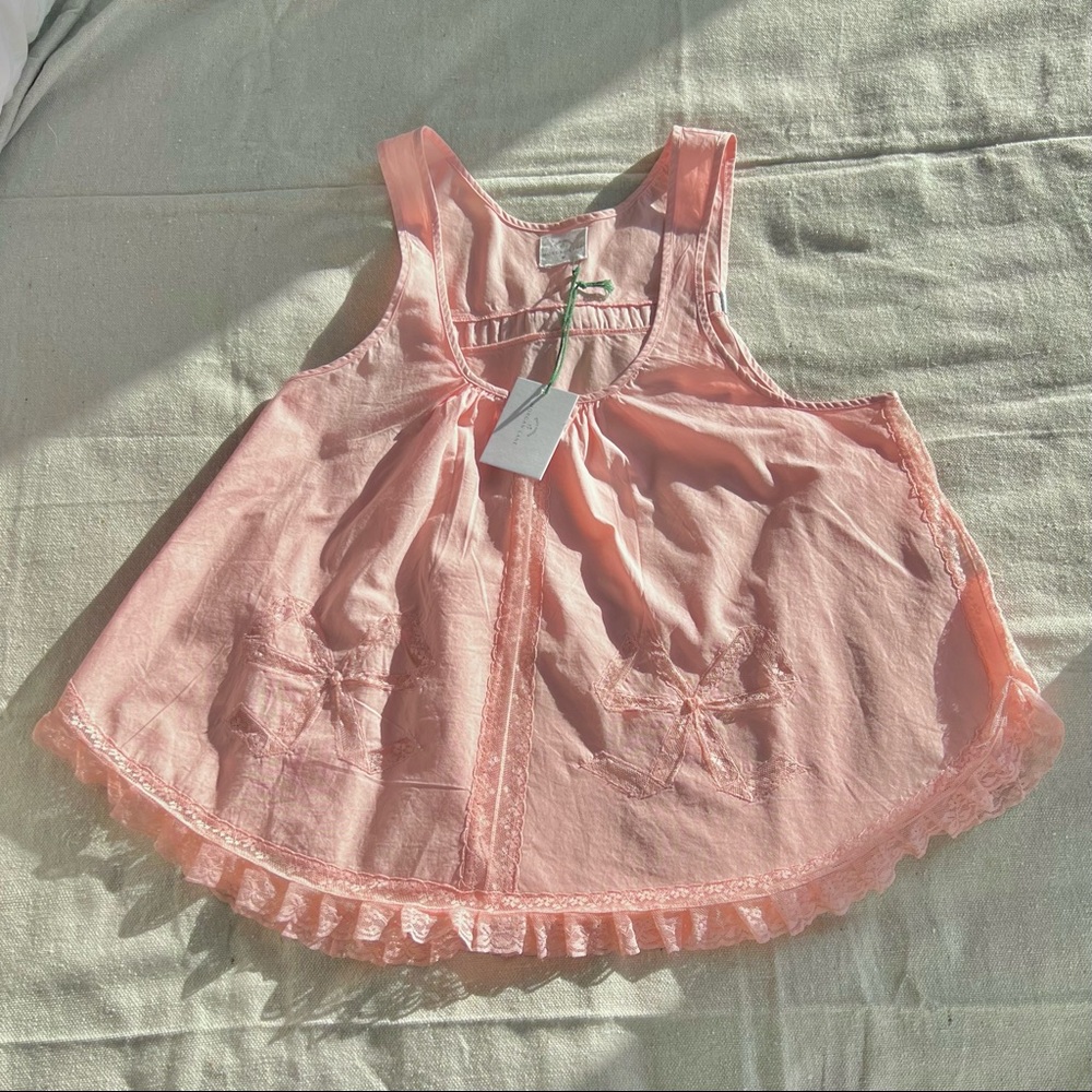 Morgan Lane Maebelle Cami Tank Top in Powder Pink